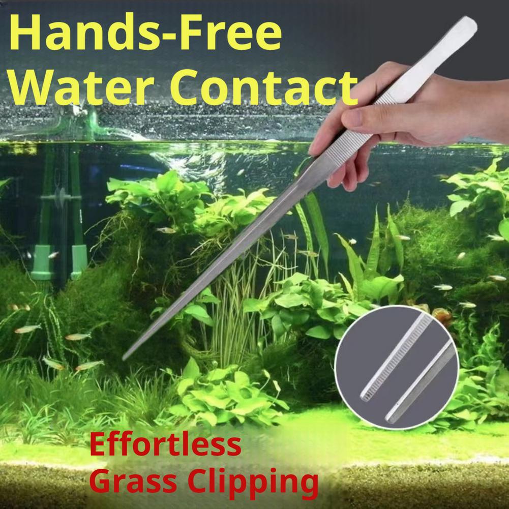 Feeding Tong Stainless - Paslanmaz Çelik Akvaryum Cımbızı Aquascape Araçları