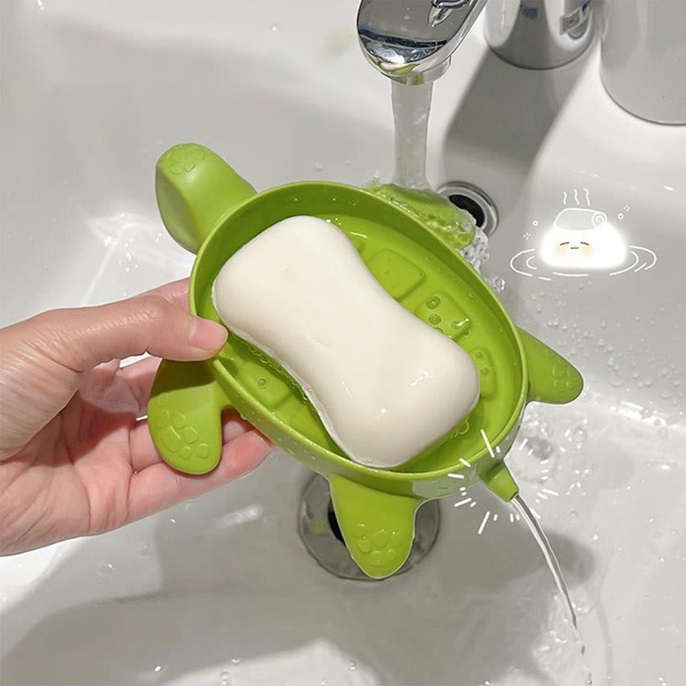 Water Dish Reptile - Kaplumbağa Drenaj Sabun Kutusu Karikatür Kaplumbağa