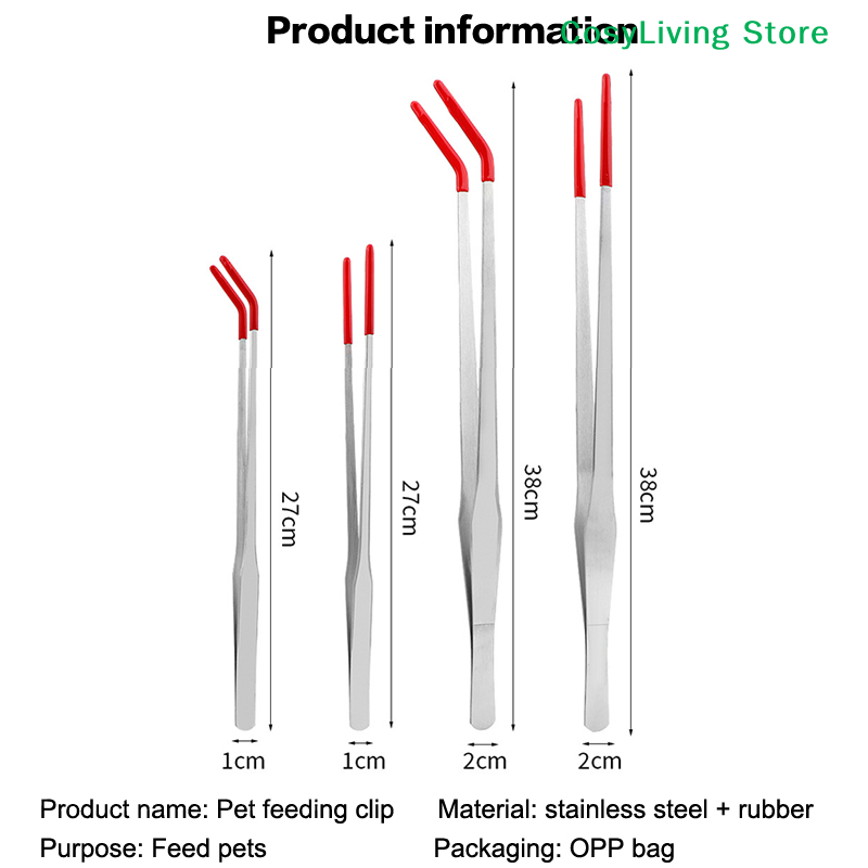 Sürüngen Besleme Maşası Kauçuk - Feeding Tong Stainless incelemesi ve fiyatı
